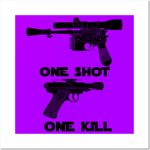 One Shot, One Kill Wall Art by DistractedGeek